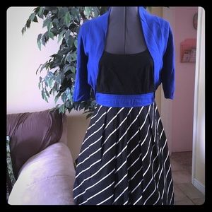 Maurices Black & Blue Classic Dress - Size 9/10